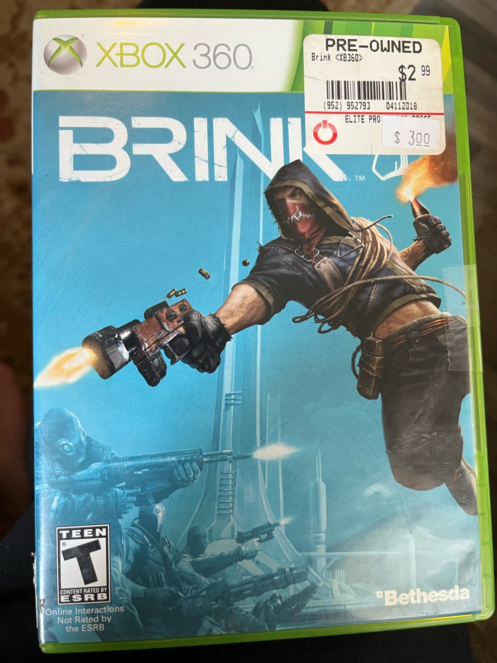 Brink (2011) - Microsoft Xbox 360 First-Person Shooter Video Game